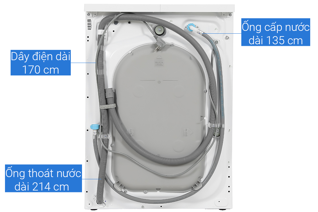 Máy giặt sấy Electrolux Inverter giặt 9 kg - sấy 6 kg EWW9024P5WB