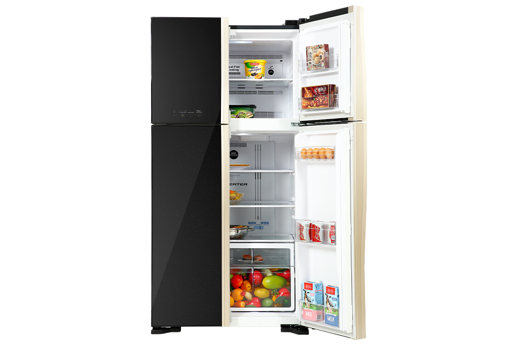 Tủ lạnh Hitachi Inverter 509 lít Multi Door R-FW650PGV8 GBK