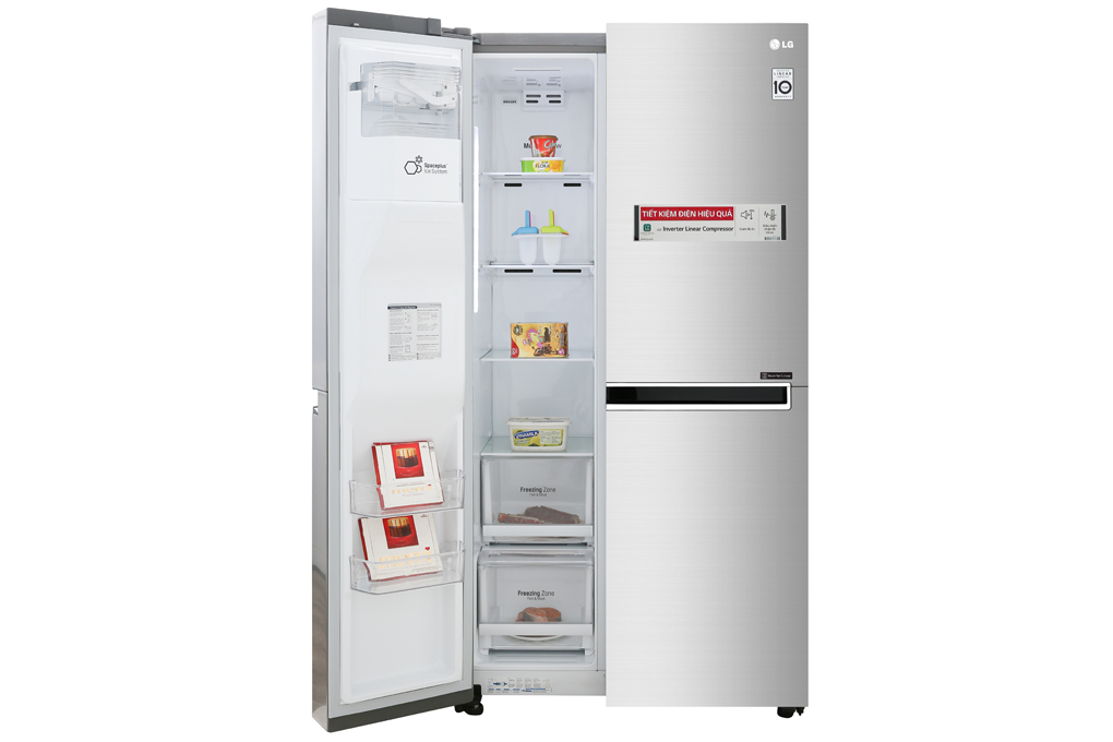 Tủ lạnh LG Inverter 601 lít Side By Side GR-D247JDS